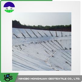 PET / PP Filament Non Woven Geotextile 350GSM White For Road Stabilization